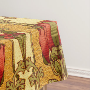 Nappe Arts & Artisanat, Artiste ou Fleurs de style Missi