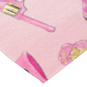 Nappe Artsy mignonne fille rose Turquoise fille aquarell (Angle)