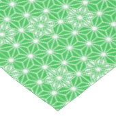 Nappe Asanoha motif japonais - vert jade (Angle)