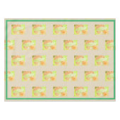 Nappe Aspidistra eliator et Gerbera jamesoni (Devant (Horizontal))