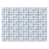 Nappe Assiettes Bleues et Blanches Chinoiserie (Devant (Horizontal))
