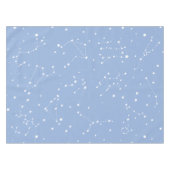 Nappe Astrologie Pastel Bleu Étoiles Constellation  (Devant (Horizontal))