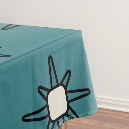 Nappe Atomic Sky Starbursts Teal (In Situ)