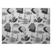Nappe atomique noire et blanche de motif (Devant (Horizontal))