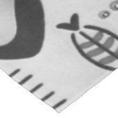 Nappe atomique noire et blanche de motif (Angle)