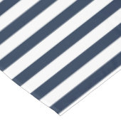 Nappe audacieuse de rayure de bleu marine et de (Angle)
