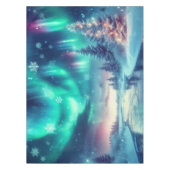 Nappe aurora borealis/Noël/hiver (Devant)