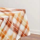 Nappe Automne Aquarelle d'automne Orange Plaid Motif (In Situ)