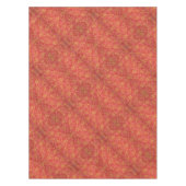 Nappe Automne automne Fleurs jaunes sur Orange | (Devant)