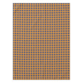 Nappe Automne Automne Orange Bleu Plaid Motif (Devant)