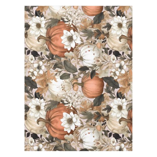 Nappe Automne / Automne Thanksgiving citrouilles (Devant)