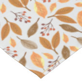 Nappe Automne Berries Feuille Motif (Angle)