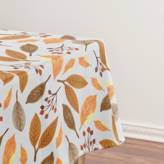 Nappe Automne Berries Feuille Motif (In Situ)