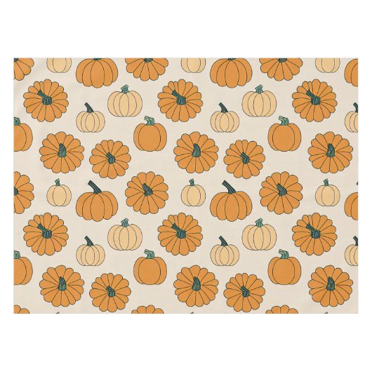 Nappe Automne Couleurs citrouilles épices automne citrou (Devant (Horizontal))