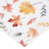 Nappe Automne Feuilles Terracotta Brown Boho Motif (Angle)