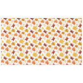 Nappe Automne Feuilles Terracotta Brown Boho Motif (Devant (Horizontal))