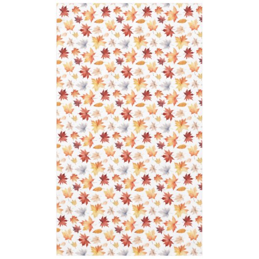 Nappe Automne Feuilles Terracotta Brown Boho Motif (Devant)