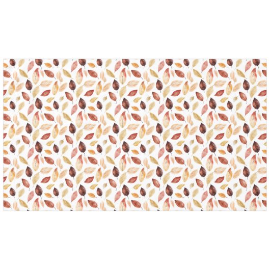 Nappe Automne Feuilles Terracotta Brown Boho Motif (Devant (Horizontal))