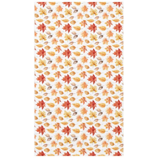 Nappe Automne Feuilles Terracotta Brown Boho Motif (Devant)