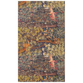 Nappe AUTUMN FOREST ANIMALS Haricots, faisan, Brown Flor (Devant)