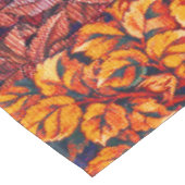 Nappe AUTUMN FOREST ANIMALS Haricots, faisan, Floral rou (Angle)