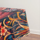 Nappe AUTUMN FOREST ANIMALS Haricots, faisan, Floral rou (In Situ)