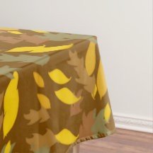 Autumn Owl Pumpkin Pattern Tablecloth Harvest	