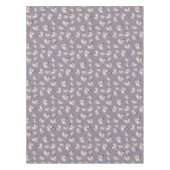 Nappe Autumn purple pumpkin gray floral watercolor  (Devant)