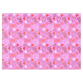Nappe aux cœurs d'amour griffonnés (Devant (Horizontal))