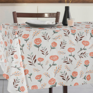 Nappe aux Coquelicots Rouges de Style Nordique