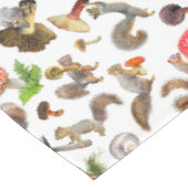 Nappe aux Écureuils et Champignons (Angle)