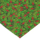 Nappe aux feuilles de houx de Noël (Angle)