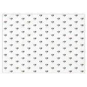 Nappe aux iris violets et blancs (Devant (Horizontal))