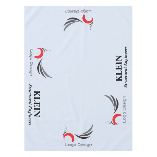 Nappe avec votre logo et texte (Devant)