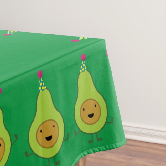 Nappe Avocado mignonne première table d'anniversaire (In Situ)