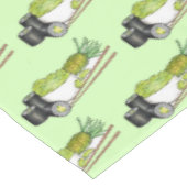 Nappe Avocado Rolls Wasabi Sushi Dîner Japonais (Angle)