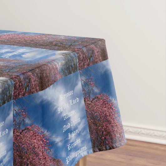 Nappe Avril Ciel avec Philippiens 4:4 (In Situ)