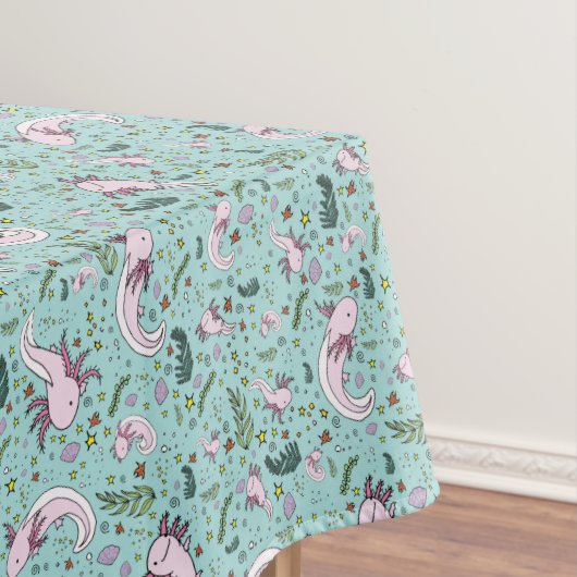 Nappe Axolotls en bleu (In Situ)