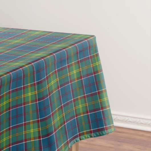 Nappe Ayrshire Scotland District Tartan Tablecloth (In Situ)