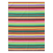 Nappe Aztec Tribal Traditionnel Textile Coloré Linéaire  (Devant)