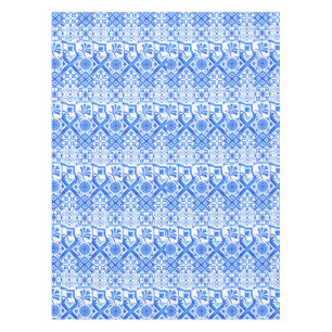 Nappe Azulejo bleu et blanc Motif Azul espagnol