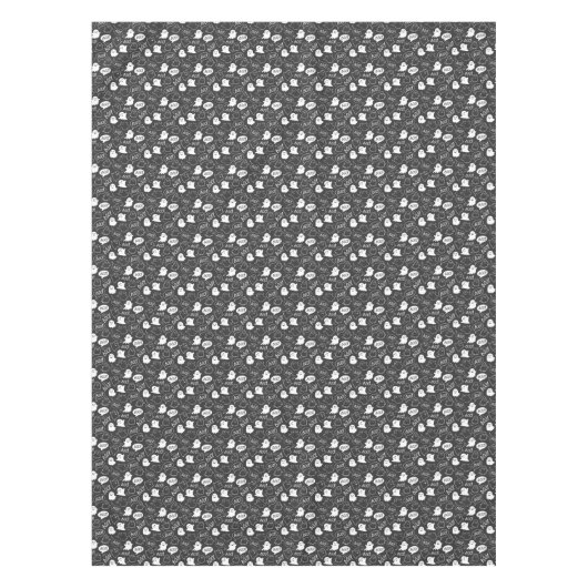 Nappe B&W Cute Doodle Halloween Motif (Devant)