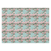 Nappe Baby Pink Roses With Sage Green Leaves (Devant (Horizontal))