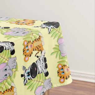 Nappe baby shower Cute Safari Jungle Animaux
