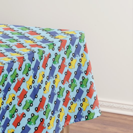 Nappe Baby shower de camions (In Situ)