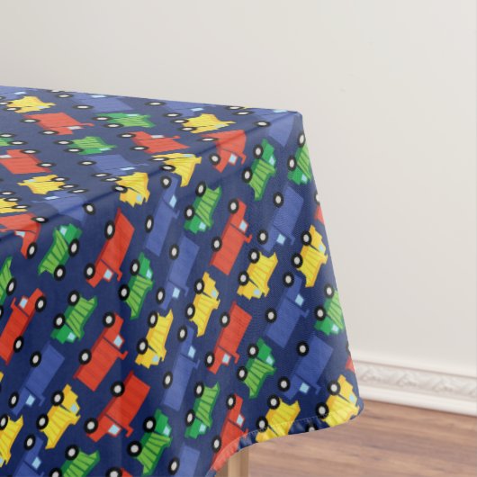 Nappe Baby shower de camions (In Situ)