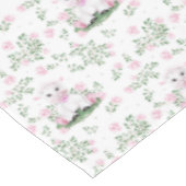 Nappe Baby shower de pépinière florale de roses d'agneau (Angle)