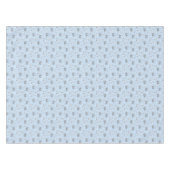 Nappe Baby shower d'Halloween araignées et Webs bleu (Devant (Horizontal))