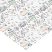 Nappe Baby shower d'Halloween, chauve-souris et araignée (Angle)