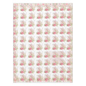 Nappe Baby shower Floral Rose Tea Party (Devant)